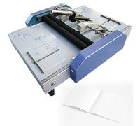 Booklet Maker A3 Paper Folder Stapler Machine - Book Binding and Folding Saddle Stitching for Brochures, Manuals, Invitations - Ideal for Factory, School, Home, and Church Use