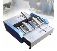 Booklet Maker Folding Machine, Automatic Book Binding Stapler for A3 A4 A5 Size, Max 11.7"×16.5", Ideal for Brochures Manuals Invitations
