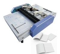 Booklet Maker Machine - Paper Folding and Stapling Equipment for Brochures, Manuals, and Invitations - Ideal for Home, School, Office, and Church Use
