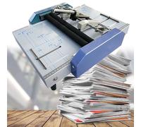 Booklet Making Machine for A3 Paper, Efficient Bookbinding and Folding with Stapling, Ideal for Printing Factories and Educational Institutions