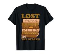 Booklover - Lost in The Stacks - Books T-Shirt