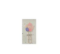 Bookmark 1pc Pink Sakura Flowers Metal Bookmark Exquisite Cherry Blossom Paper Clip(Six-Pink)