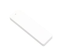 Bookmark 30pcs/Set Rectangle Kraft Paper Bookmarks Book Page Clips Separator Pages Tags Classical DIY Bookmark Supplies School Stationery(5x14cm White)
