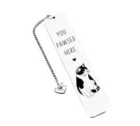 Bookmark Cat Metal Bookmarks Elegant Reading Gift for Cat Lovers Personalised Book Accessories with Tassels, Cute Cat Design, Perfect for Book Lovers Cat Owners Men Women Kids Students (A)