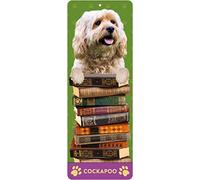 Bookmark Cockapoo Gift - Beautiful with stunning 3D front picture, poem on the reverse tassel. Size 6 x 2.2 inch