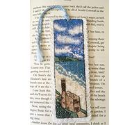 Bookmark Cross Stitch Kit of a Cornish Tin Mine - Tin Mine Cross Stitch Bookmark Kit by Emma Louise Art Stitch