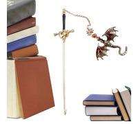 Bookmark Dragon - Portable Book Insert | Creative Reading Page Divider Tool, Memorial Fantasy Marker Accessory for Readers, Bookworms, Students, Literature Enthusiasts, Libraries, Gift Giving Fans