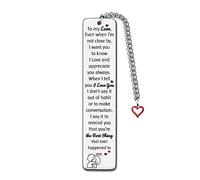 Bookmark for My Love Birthday Gifts Wife Husband Bookmark Romantic Love Valentines Day Present Wedding Anniversary Personalized Book Lover Boyfriend Girlfriend Engagement Christmas Soulmate Keepsakes