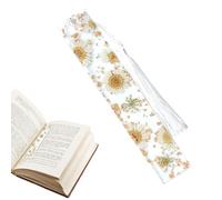 Bookmark for Women, Transparent Dried Flowers Daisy Epoxy Resin Bookmark with Tassel, Beautiful Gifts for Craft Book Lovers with Floral Pattern to Increase Reading Interest