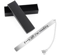 Bookmark Metal Book Mark Personalised Bookmark Book Lover Gifts Bookmarks for Women Men Silver