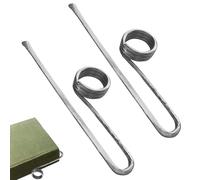 Bookmark Metal, Finger Ring Book Opener Holder, 5x1.97x0.2 Inches, Elegant Engraving Decorative 2 Piece Reading Tool, Cultural Stationery for Art, Crafting, Education and School