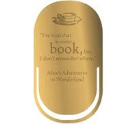 Bookmark Metal - Pulteney Press (Alice)