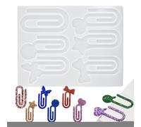 Bookmark Molds for Resin Casting - Handmade Paper Clip Bookmark Making Molds,Book Mark Making Tool Easy Release for Teens Adults Kid Boy Book Lovers Men Girls Women Teachers
