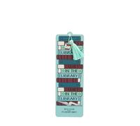 Bookmark Paper Charm & Tassel - Quiet In The Library
