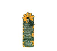 The Secret Garden Paper Bookmark with Charm & Tassel