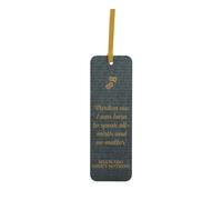 Half Moon Bay Pardon Me Shakespeare Much ADO About Nothing 7 x 2.3 Inch Green and Gold FSC Paper Bookmark Place Keeper