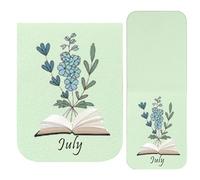 Bookmark | PU Leather Clip - Magnetic Bookmarks | For Adults At School In The Office For Journal, Diary And Books