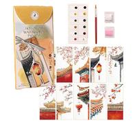 Bookmark Set, 10 Pieces Watercolor, Vibrant Palette Artist-Grade Material Aesthetic Design Lightweight Paper, Bookmarks Supplies for Women Students Kids Teachers School Readers Collection Decoration
