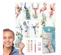 Bookmark Set - 10 Watercolor Bookmarks | Aesthetic Accessories Kit for Bookmarks Women Students Teachers School Readers Collection and Decoration