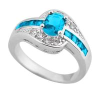 Bookmark The Rings for Women, Birthstone Ring, Engagement Ring for Women, Anniversary, Wedding, Promise Ring O Rings 40, 10, Aluminium alloy, No Gemstone