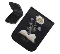 Bookmark | Vintage Style PU Leather Bookmark Holder, Vintage Magnetic Bookmarks for Reading | For, Adults, Students, Notebook, Journal, Book