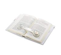 Bookmark/Weight-Page Holder-Holds Books Open and in Place-Clear-by Superior Essentials