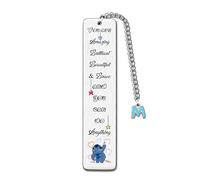 Bookmarks A to Z Initial Letter Inspirational 26 Alphabet Birthday Christmas Gifts Friend Son Daughter Motivational Keepsake Graduation Positive Personalised Women Men Valentine's Day Present (M)