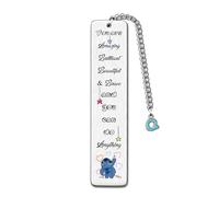 Bookmarks A to Z Initial Letter Inspirational 26 Alphabet Birthday Christmas Gifts Friend Son Daughter Motivational Keepsake Graduation Positive Personalised Women Men Valentine's Day Present (Q)