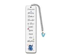 Bookmarks A to Z Initial Letter Inspirational 26 Alphabet Birthday Christmas Gifts Friend Son Daughter Motivational Keepsake Graduation Positive Personalised Women Men Valentine's Day Present (V)