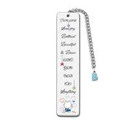 Bookmarks A to Z Initial Letter Inspirational 26 Alphabet Birthday Christmas Gifts Friend Son Daughter Motivational Keepsake Graduation Positive Personalised Women Men Valentine's Day Present (B)