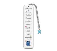 Bookmarks A to Z Initial Letter Inspirational 26 Alphabet Birthday Christmas Gifts Friend Son Daughter Motivational Keepsake Graduation Positive Personalised Women Men Valentine's Day Present (X)
