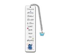 Bookmarks A to Z Initial Letter Inspirational 26 Alphabet Birthday Christmas Gifts Friend Son Daughter Motivational Keepsake Graduation Positive Personalised Women Men Valentine's Day Present (W)