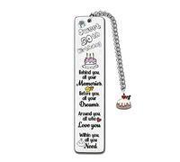 Bookmarks Birthday Gifts Appreciate Dad Mum Encouragement Happy 50th Birthday Present Personalized Book Lover Birth Day Best Wishes Keepsakes for Auntie Uncle Grandad Grandma Friends Bestie (50th)