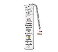 Bookmarks Birthday Gifts Appreciate Dad Mum Encouragement Happy 60th Birthday Present Personalized Book Lover Birth Day Best Wishes Keepsakes for Auntie Uncle Grandad Grandma Friends Bestie (60th)