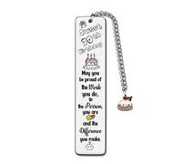 Bookmarks Birthday Gifts Appreciate Dad Mum Encouragement Happy 70th Birthday Present Personalized Book Lover Birth Day Best Wishes Keepsakes for Auntie Uncle Grandad Grandma Friends Bestie (70th)