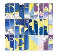 Bookmarks Cartoon Theme Paper Book Cardstock Reading Tracking Cards for Scrapbook Summary DIY Craft Projects 15 x 4 x 1cm 1 Box (Rose Theme)