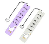 Bookmarks for Book Lovers - Humorous Bookmark - Double Bookmark Creative Accessory Gadget Original for Readers - Ideal Birthday Christmas Retirement Graduation Gift for Men