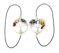 Bookmarks for Reading - 2 Pieces Vintage Tree Design Bookstops, Book Separator with Reading Crystals - for Notes, Agenda Organizer Goal Lovers and Dates