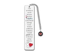 Bookmarks Godfather Father's Day Gifts Uncle Birthday Present Men Appreciate Thanksgiving Family Day Keepsake Page Markers Christmas Thank You Book Reading Accessory Personalised Souvenir