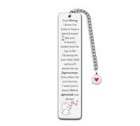 Bookmarks Nanny Mother's Day Gifts Birthday Present Women Appreciate Thanksgiving Family Day Keepsake Page Markers Christmas Thank You Book Reading Accessory Personalised