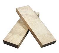 Bookmatch Golden Camphor Wood Knife Scales Woodworking Project Kits Lumber (127mmx76mmx10mm)