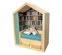 Booknook 3D | Booknook Kit for Adults | Library of Tiny 3D Houses, Creative Crafts, Wooden Decorations, World Inside Introducing Our Wooden K for Boys and Girls