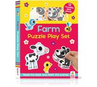 Bookoli | Busy Baby Farm Puzzle Play Set | Puzzle Board Book | Interative Activity For Toddlers and Children