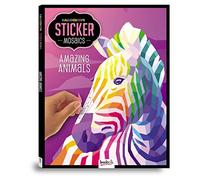 Bookoli Kaleidoscope Sticker Mosaics: Amazing Animals