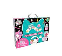 Bookoli - Original Squishmallows Colouring Case - Ages 6 & Above - Perfect for Squishmallow Fans - 2 Books Plus 12 Pens, Pencils and Stickers