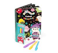 Bookoli | Original Squishmallows Velvet Colouring | Colouring-in for Teens and Children | Arts and Crafts Gifts