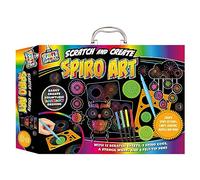 Bookoli | Scratch and Create Spiro Art Kit | Scratch Art | Etch Art for Children | Arts and Crafts Gifts for Children Aged 4-6 Years