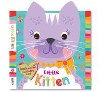 Bookoli - Touch and Feel Board Book Little Kitten - Interactive Baby & Toddler Board Book with Soft Plush Ears - Sensory Tactile Learning for 6 Months+