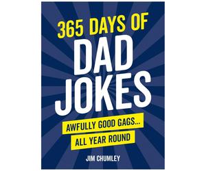 Books 365 Days of Dad Jokes SU1019 - Unisex Blue/Yellow 10 x 2 x 13.5