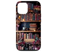 Books and Coffee Cozy Bookish Library Autumn Aesthetic Case for iPhone 12/12 Pro